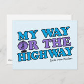 Mijn weg of de weg briefkaart (Voorkant / Achterkant)