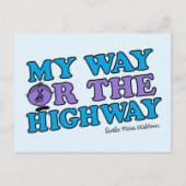 Mijn weg of de weg briefkaart (Voorkant)