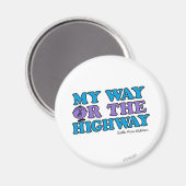 Mijn weg of de weg magneet (Voorkant / Achterkant)