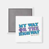Mijn weg of de weg magneet (Voorkant / Achterkant)