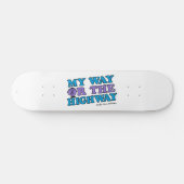 Mijn weg of de weg persoonlijk skateboard (Horizontaal)