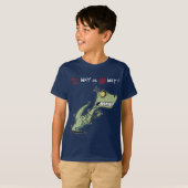 Mijn Weg of Geen Weg! Boze dinosaurus plezier Kind T-shirt (Voorkant volledig)