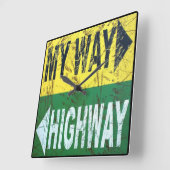 Mijn weg of weg vierkante klok (Hoek)