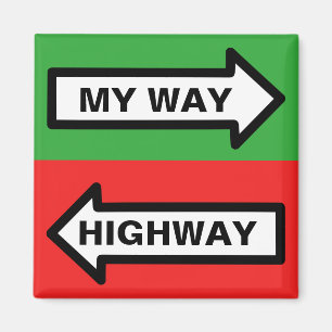 Mijn weg/Snelweg Magneet