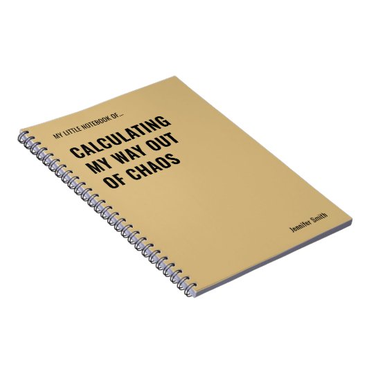 Mijn weg uit de chaos berekenen Kantoor Notitieboek (Rechterzijde)