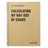 Mijn weg uit de chaos berekenen Kantoor Notitieboek (Voorkant)