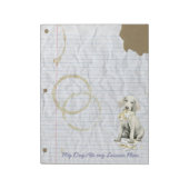 Mijn Weimaraner Ate Mijn Lesson Plan Notitieblok (Linkerzijde)