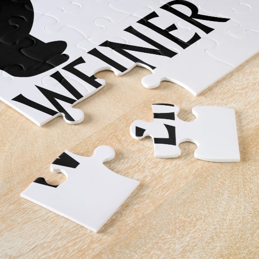 Mijn Weiner bekijken Legpuzzel (Zijkant)