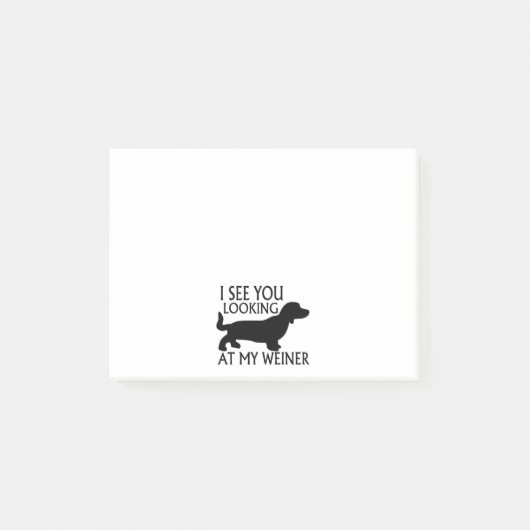 Mijn Weiner bekijken Post-it® Notes (Voorkant)