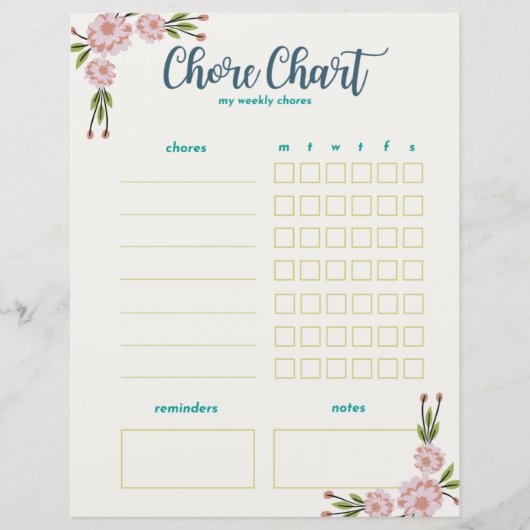 Mijn wekelijkse Koortgrafiek - Dubbelzijdige Flora (Voorkant)