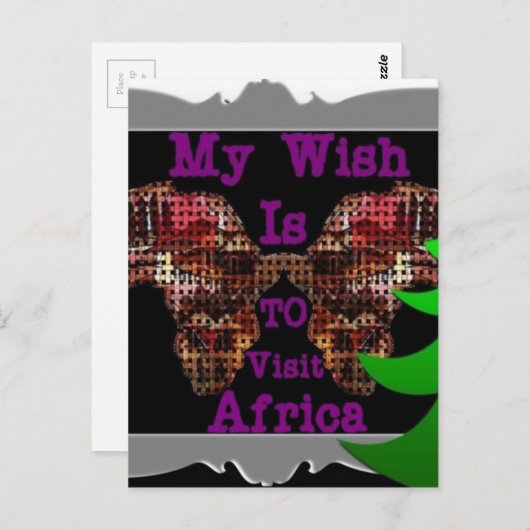 Mijn wens briefkaart (Voorkant / Achterkant)