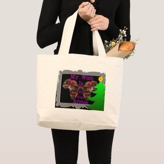 Mijn wens grote tote bag (Voorkant (product))