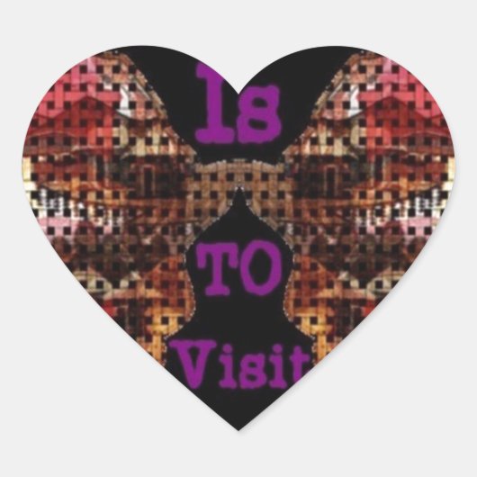 Mijn wens hart sticker (Voorkant)