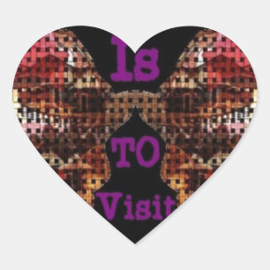 Mijn wens hart sticker