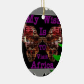 Mijn wens keramisch ornament (Rechts)