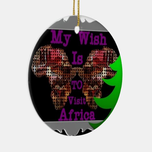 Mijn wens keramisch ornament (Rechts)