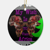 Mijn wens keramisch ornament (Links)