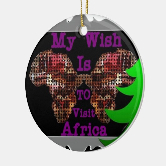 Mijn wens keramisch ornament (Links)