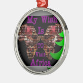 Mijn wens metalen ornament (Links)