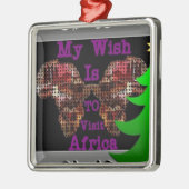 Mijn wens metalen ornament (Links)