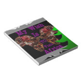 Mijn wens notitieblok (Schuin)