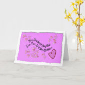 Mijn wens van het Moederdag voor u als nieuwe Kaart (Gele Bloem)