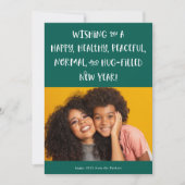 Mijn wens voor 2021 | Foto Gelukkig Nieuwjaar Feestdagenkaart (Voorkant)