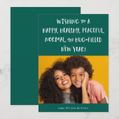 Mijn wens voor 2021 | Foto Gelukkig Nieuwjaar Feestdagenkaart (Voorkant / Achterkant)