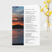 Mijn wens voor ons, voor altijd... Jubileum Kaart (Gele Bloem)