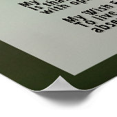 Mijn wens voor u Poster (oorspronkelijke versie) (Hoek)