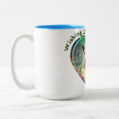 Mijn wens voor u tweekleurige koffiemok (Links)