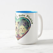 Mijn wens voor u tweekleurige koffiemok (Voorkant rechts)