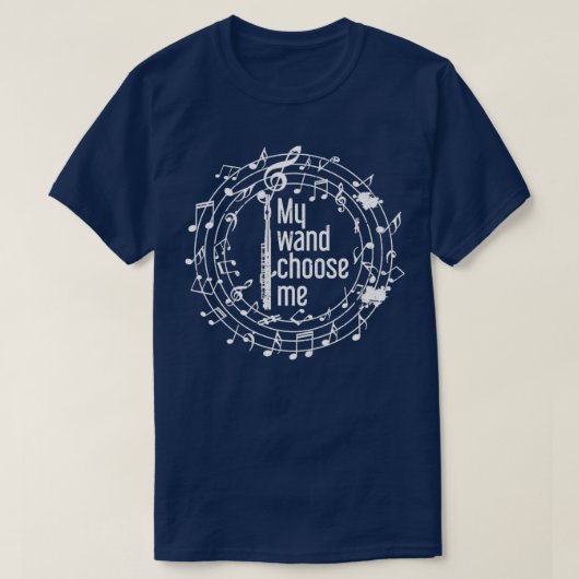 Mijn wensen kiezen mij Flute T-shirt (Design voorkant)