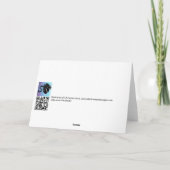 Mijn Wenskaart van het Paard van Valentijn Feestdagen Kaart (Achterkant)