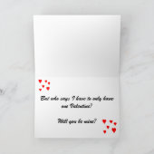 Mijn Wenskaart van het Paard van Valentijn Feestdagen Kaart (Binnen)