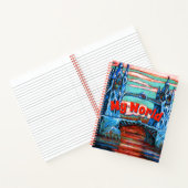 Mijn wereld - Groeiende brug in een fantasiestad Notitieboek (Binnen)