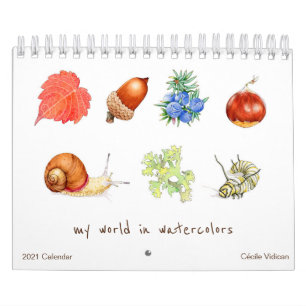 Mijn wereld in Waterverf 2021 Agenda Kalender