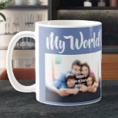 "Mijn wereld" - Je familiefoto op een Koffiemok