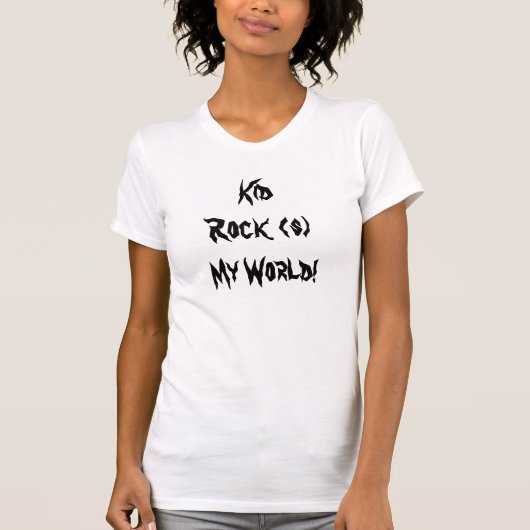 Mijn wereld, KidRock. T-shirt (Voorkant)