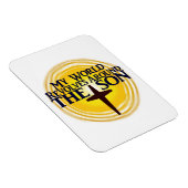 Mijn wereld komt om de zoon heen magneet (Rechterzijde)