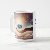 Mijn wereld ligt in Jezus' handen Mok (Voorkant links)