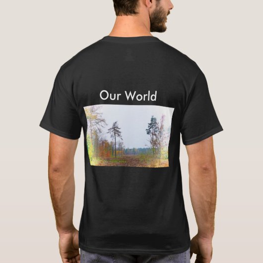 Mijn wereld Ons T-shirt voor de wereld (Achterkant)