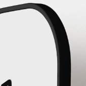 Mijn wereld revolt rond Krebs Biochemie Humor Pickleball Paddle (Links Detail)