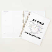 Mijn wereld revolt rond Krebs Biochemie Humor Planner (Display)