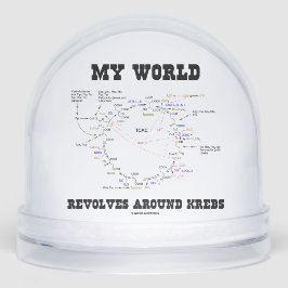 Mijn wereld revolt rond Krebs Biochemie Humor Sneeuwbol