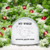 Mijn wereld revolt rond Krebs Biochemie Humor Sneeuwbol (Kerstmis)