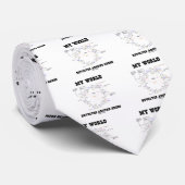 Mijn wereld revolt rond krebs (energiecyclus) stropdas (Opgerold)