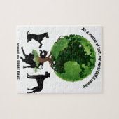 Mijn wereld revolteert rond mijn grote daan legpuzzel (Horizontaal)