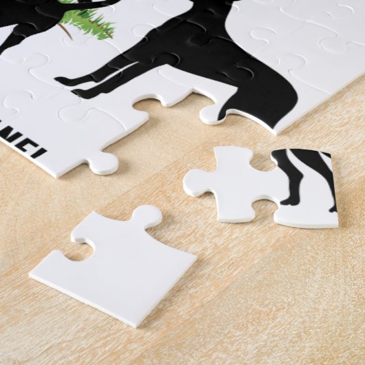 Mijn wereld revolteert rond mijn grote daan legpuzzel (Zijkant)