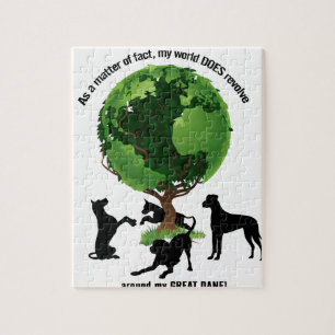 Mijn wereld revolteert rond mijn grote daan legpuzzel